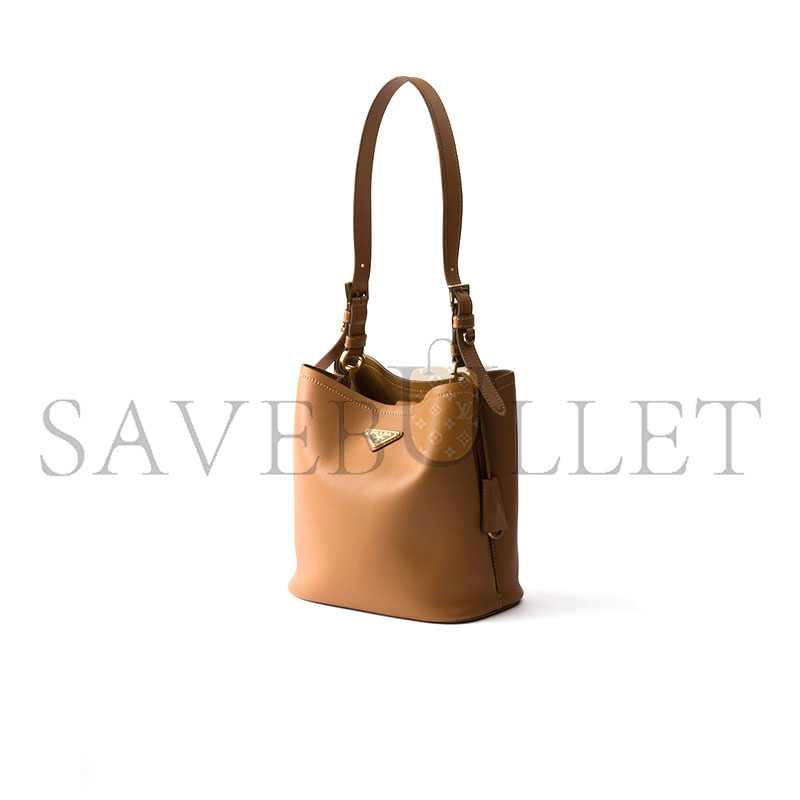 PRADA MEDIUM LEATHER BAG 1BE080 (22.5*21.5*13cm)